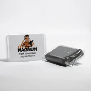 Синтетична глина (абразивна) Magnum Gray Heavy Clay Bar для очищення лакофарбового покриття 100 г