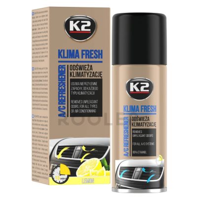 k2_klima fresh-1000x1000 Очищувач системи кондиціонування K2 Klima Fresh LEMON 150 мл