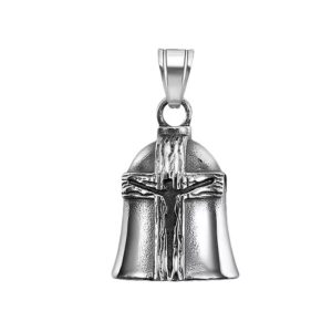 Байкерський дзвіночок-оберіг Хрест Guardian Bell (Gremlin Bell)