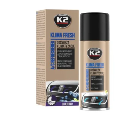 K222BB-1000x1000 Очищувач системи кондиціонування K2 Klima Fresh BLUBERRY "Чорниця" 150 мл