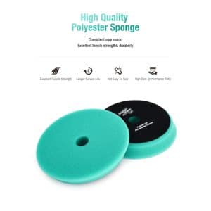 04-1000x1000 Полірувальний круг-пад поролоновий ShineMate 6" Flat-Face FOAM PAD GREEN жорсткий з плоскою поверхнею (T120)