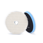 Полірувальний круг-пад вовна ShineMate 134MM BLUE STRIPED WOOL PAD з коротким ворсом у смужку (T140)