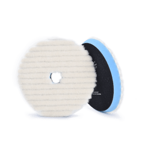 800x800-1000x1000 Полірувальний круг-пад вовна ShineMate 134MM BLUE STRIPED WOOL PAD з коротким ворсом у смужку (T140)