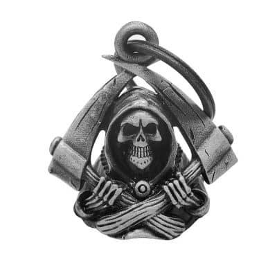 Death Skull Motorcycle Bell 02 Байкерський дзвіночок-оберіг «Смерть»