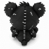bear-2 Темний Ведмідь Воїн — 3D-друкований сувенір