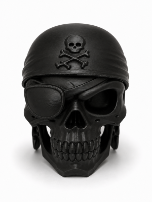 skull-pirate-1 Заглушка на фаркоп «Череп Пірат» — 3D-друк